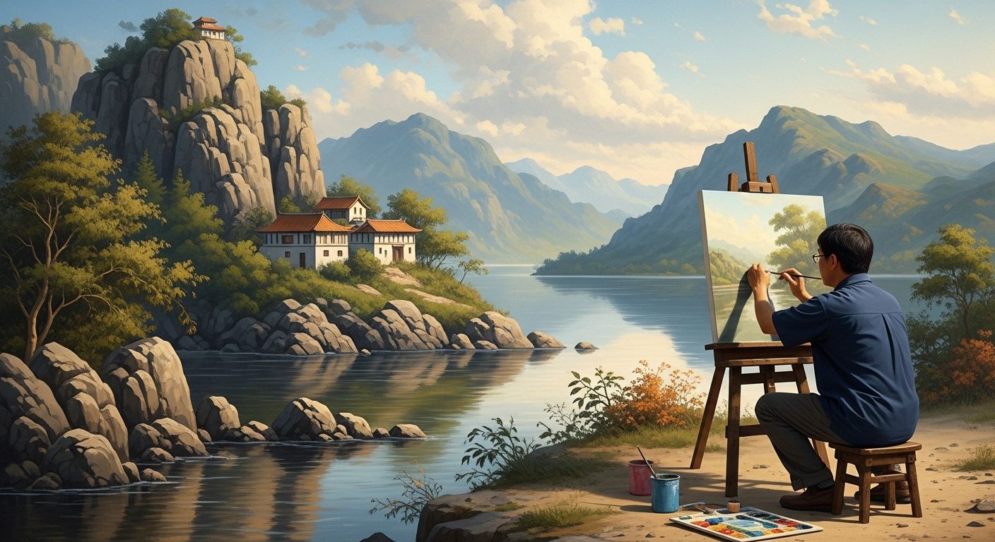 acnh scenic painting