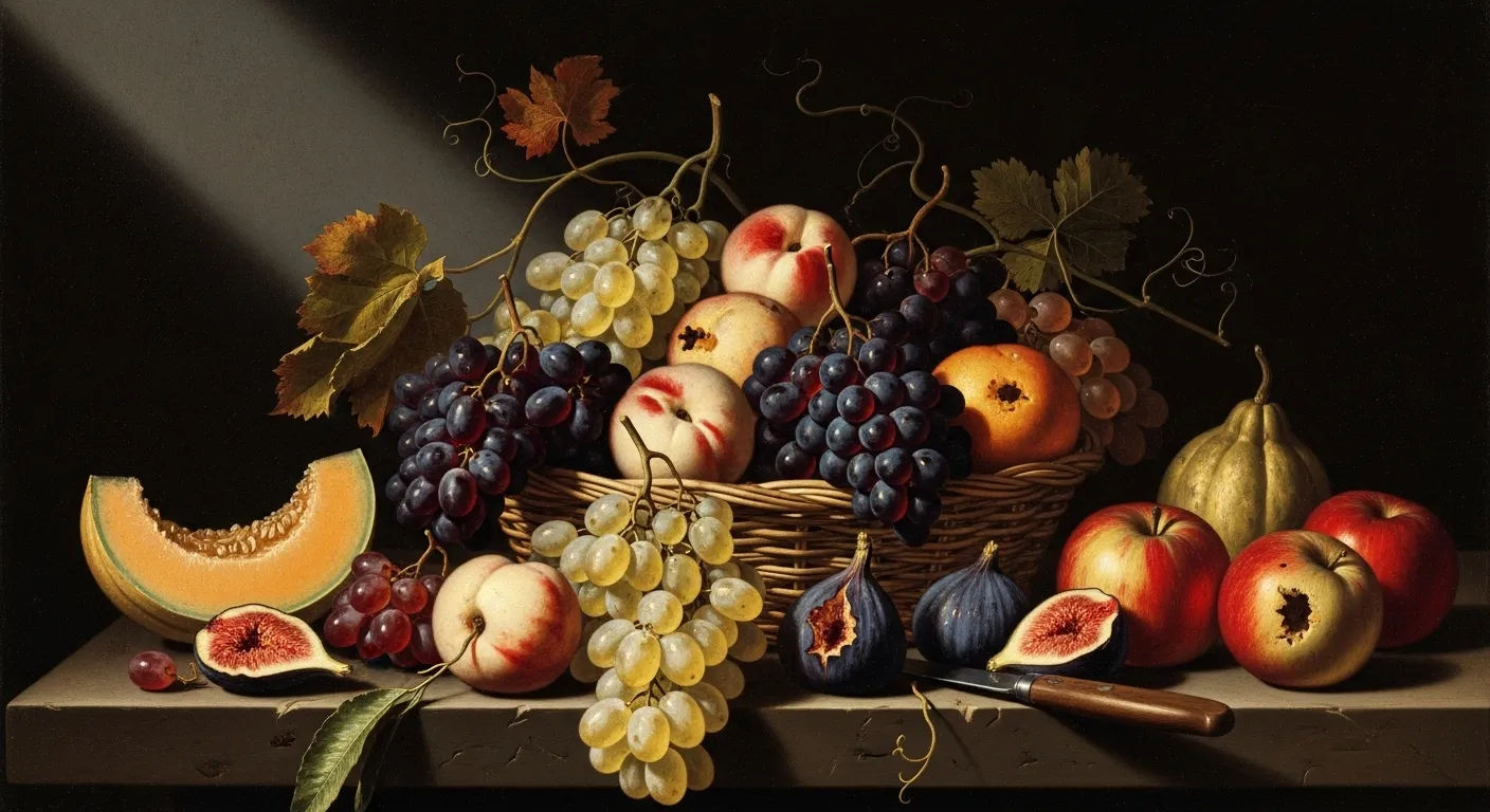 caravaggio fruit still life