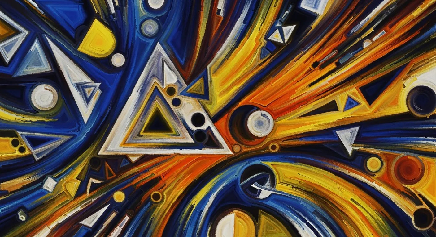 Composition of Abstract Art Form Innovations