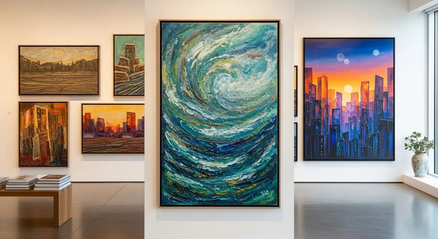 Examples of Encaustic Paintings Textured Art