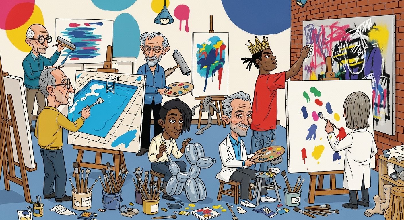 Famous Contemporary Artists Painters Modern Icons