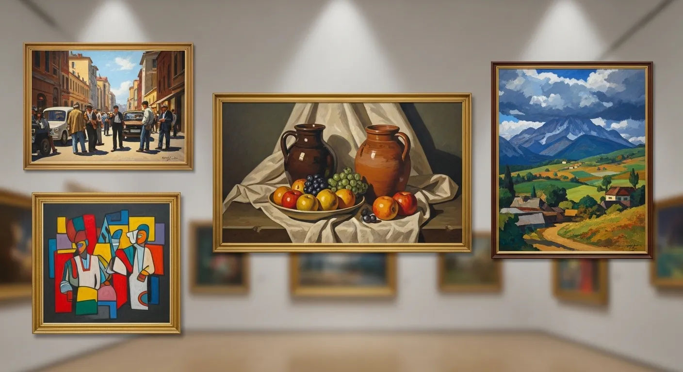 famous gouache paintings