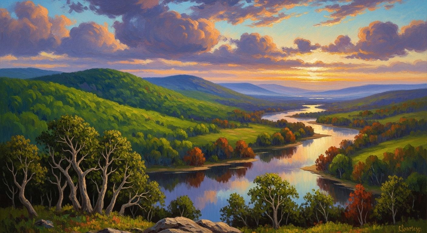 famous oil paintings landscape