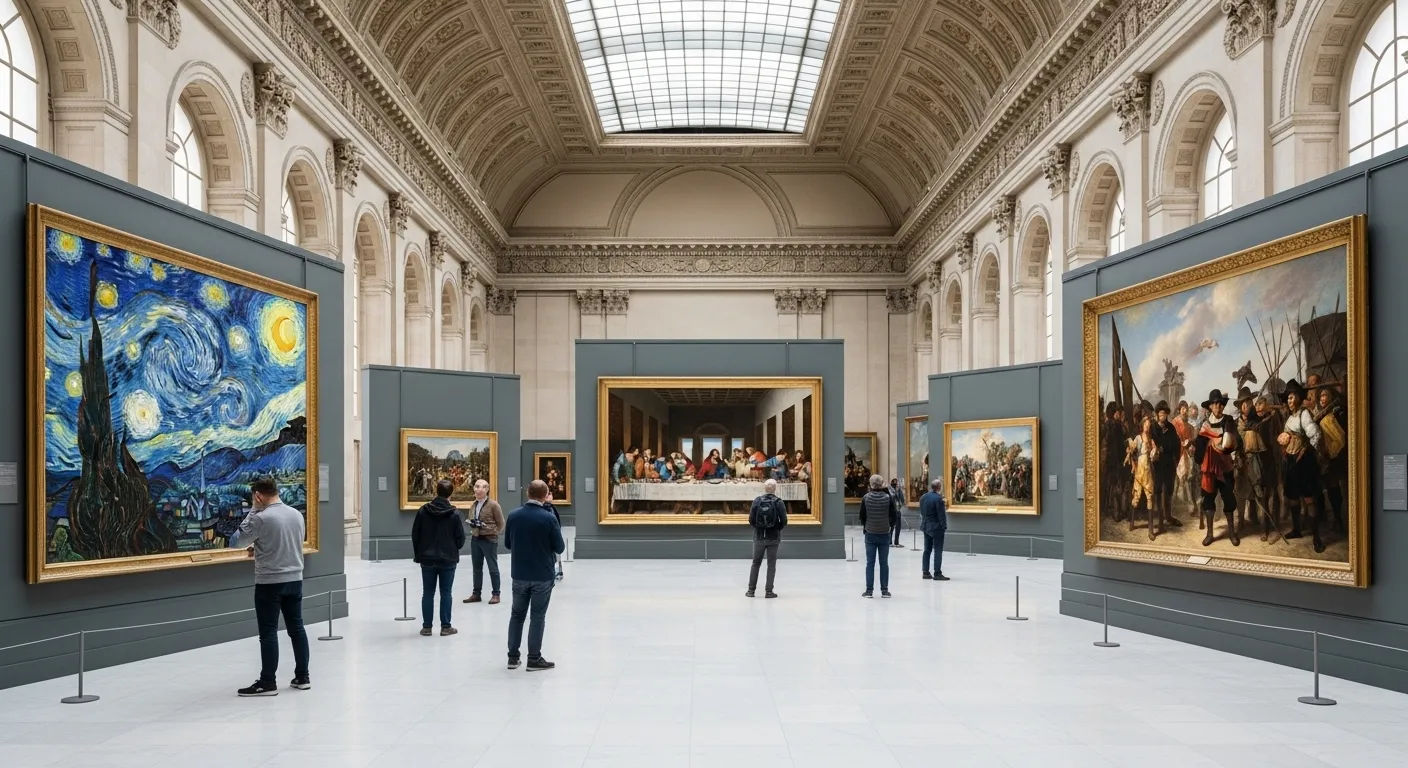 Famous Paintings in Museums Global Icons