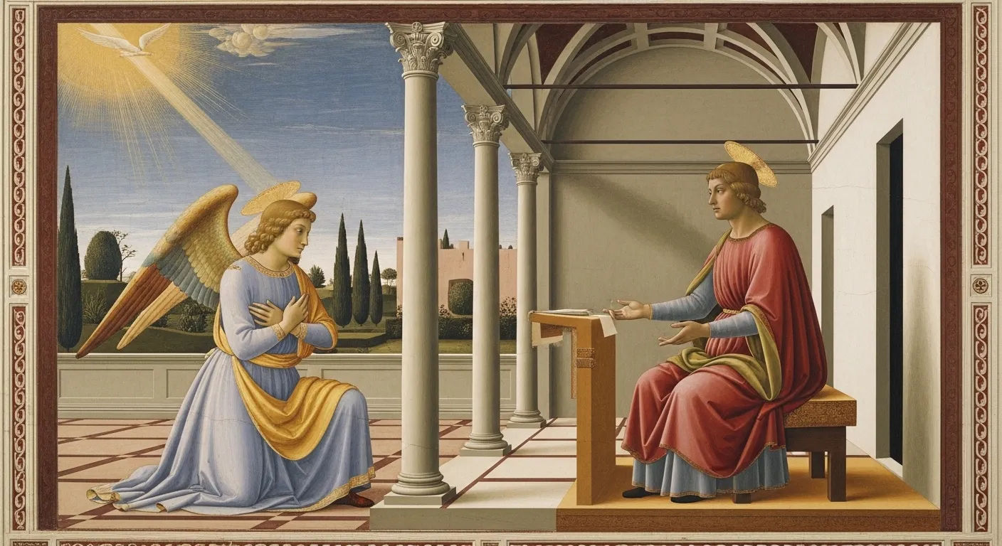 fra angelico annunciation fresco