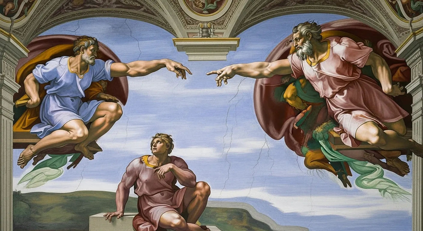 Fresco Michelangelo Sistine Chapel Ceiling Master