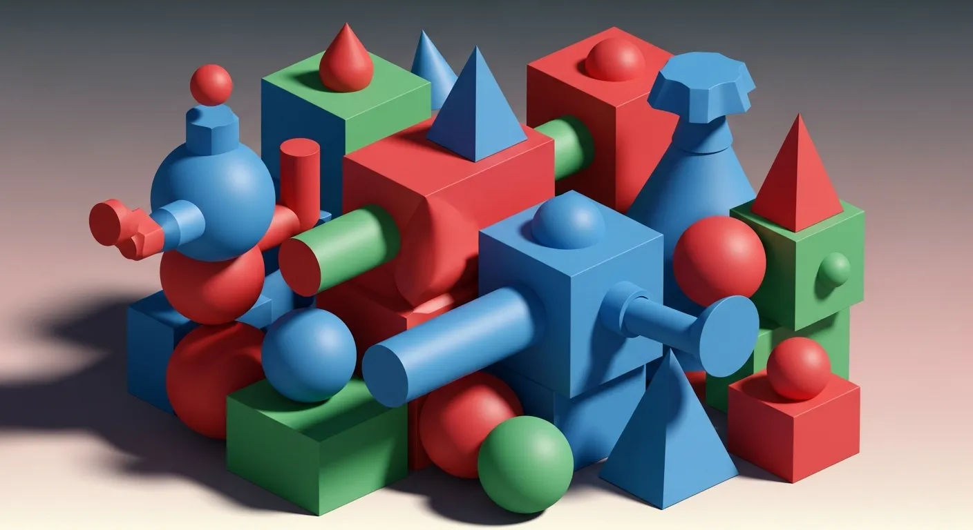 geometric figures artwork