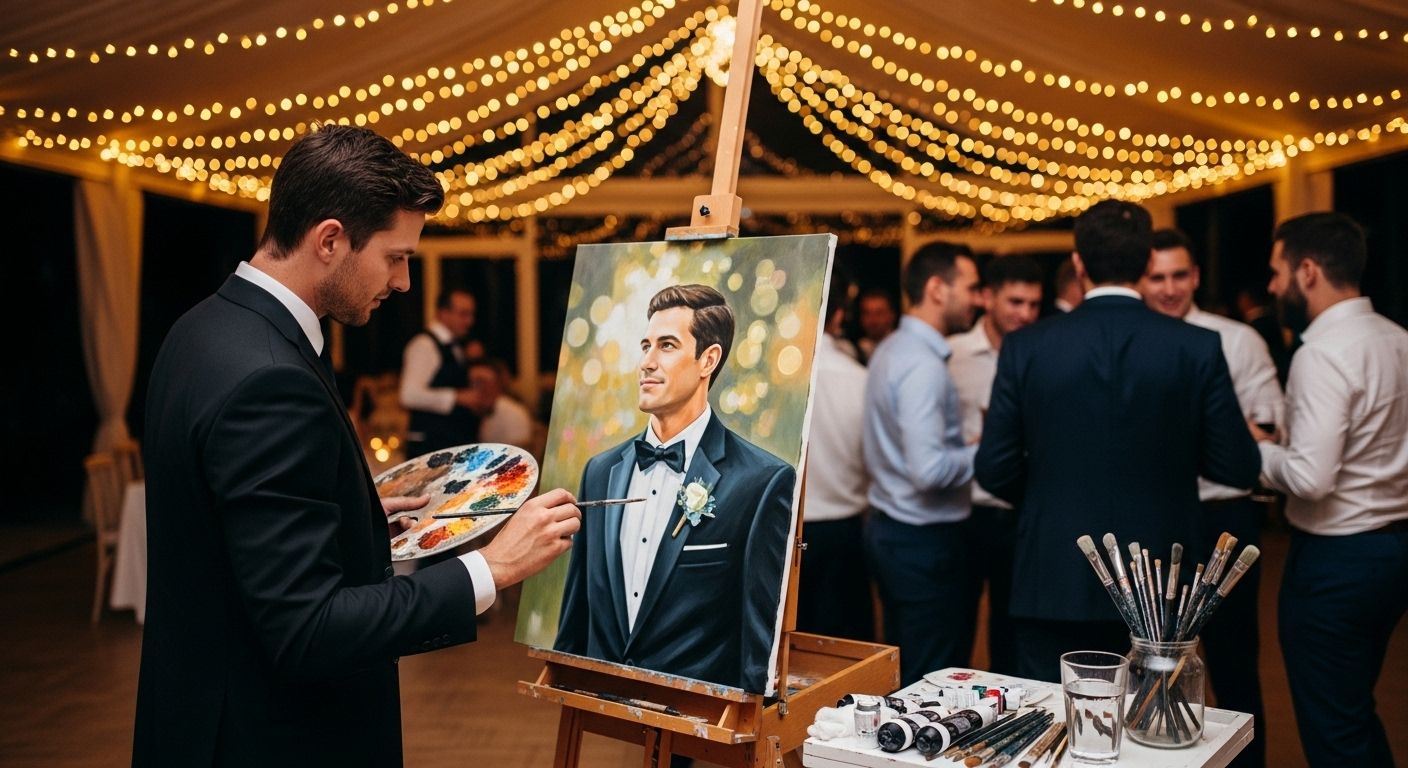 live painters for weddings
