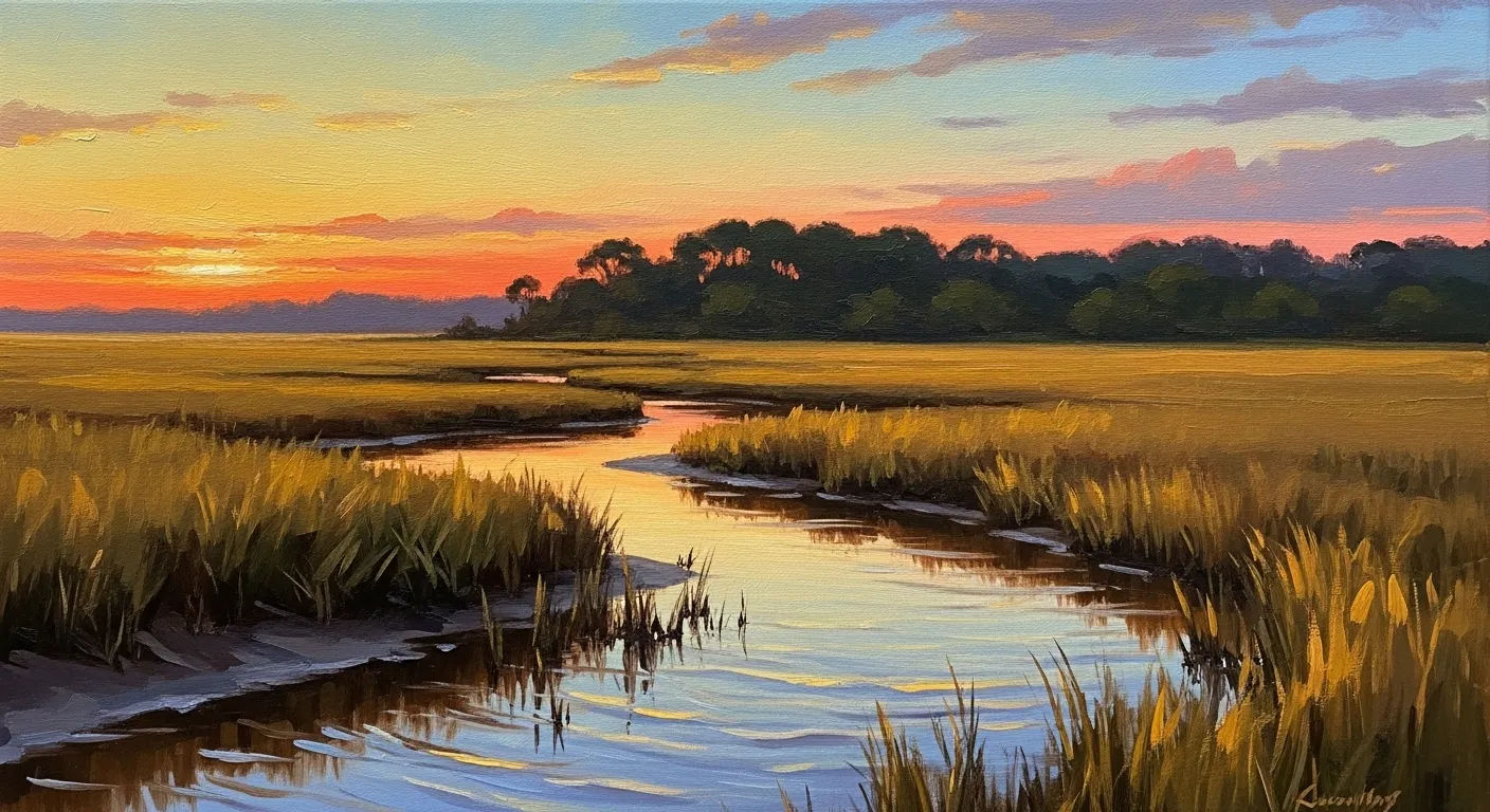 low country marsh paintings