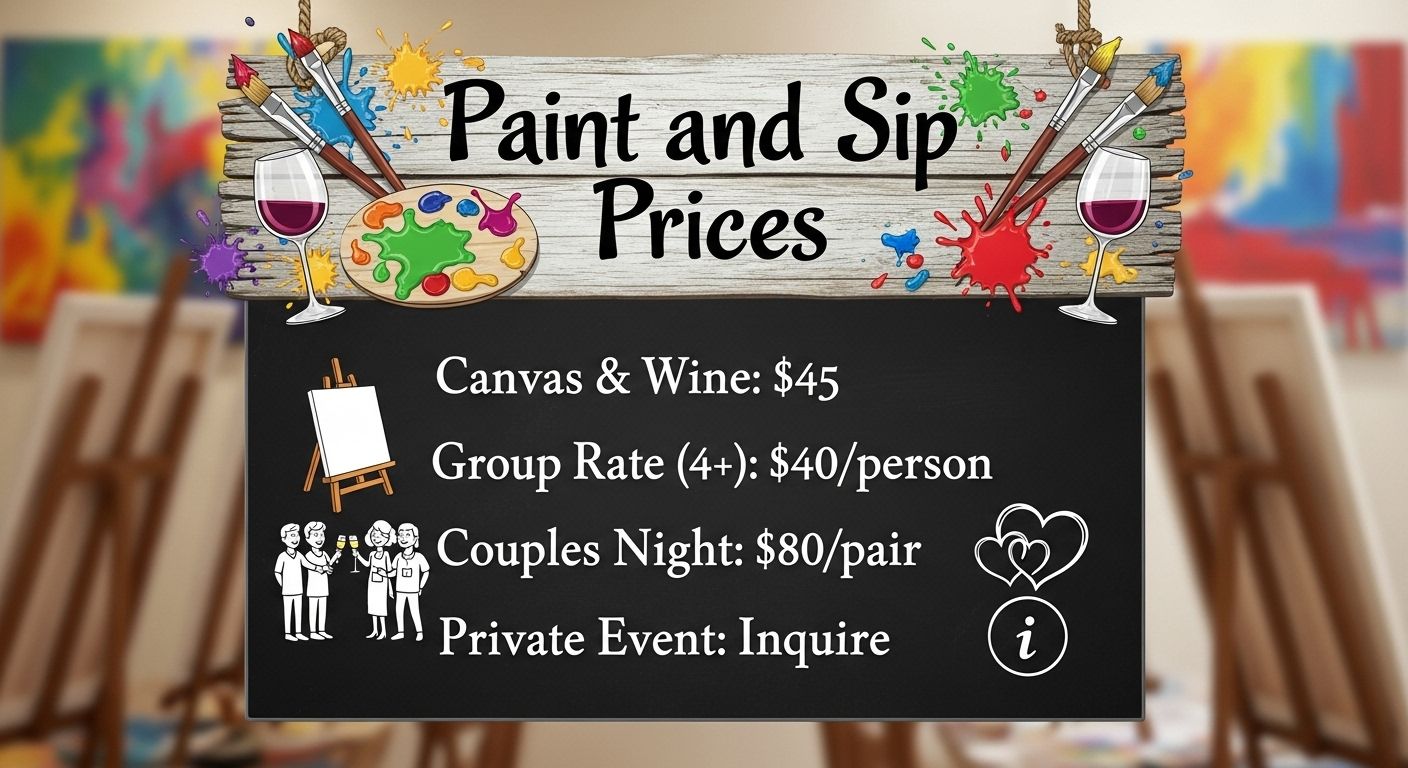 paint and sip prices