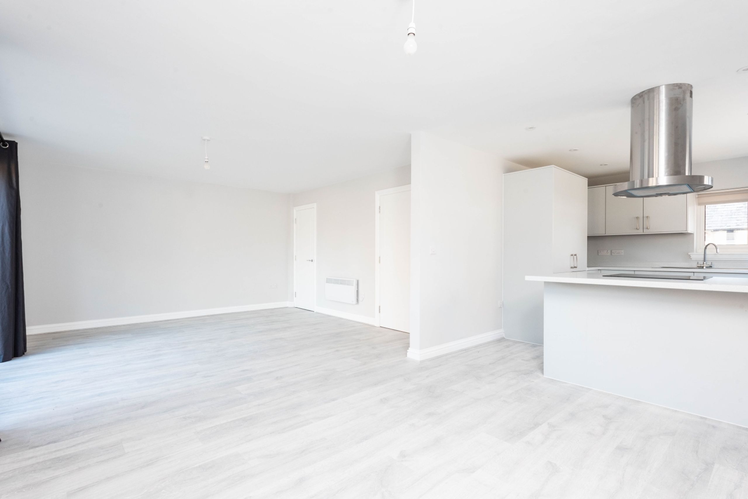 Open plan kitchen living area 