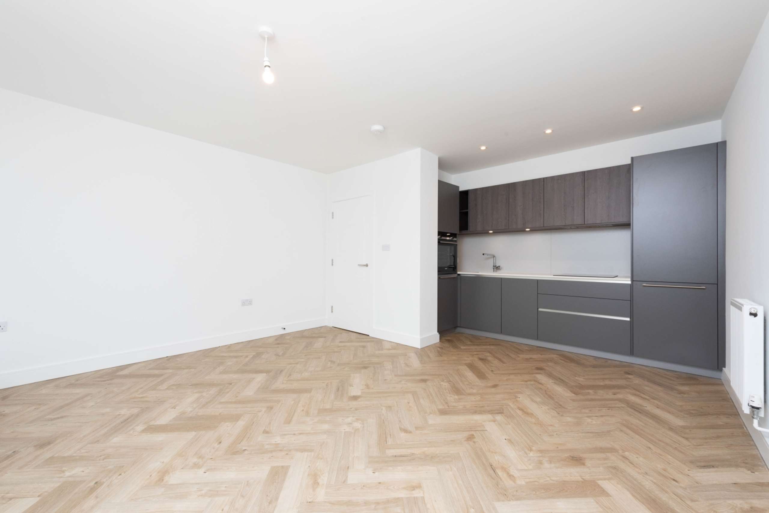 Open plan kitchen living area
