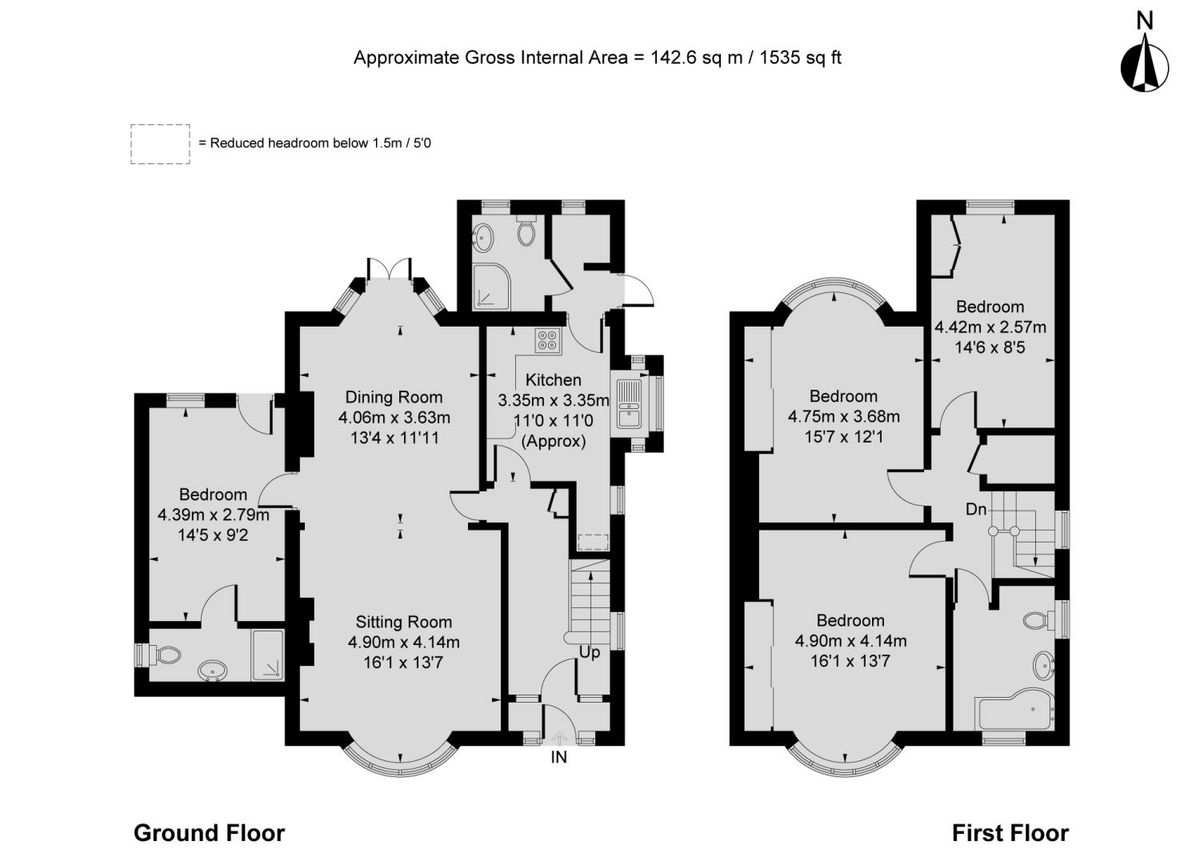 3 Burrows Close - floor plan