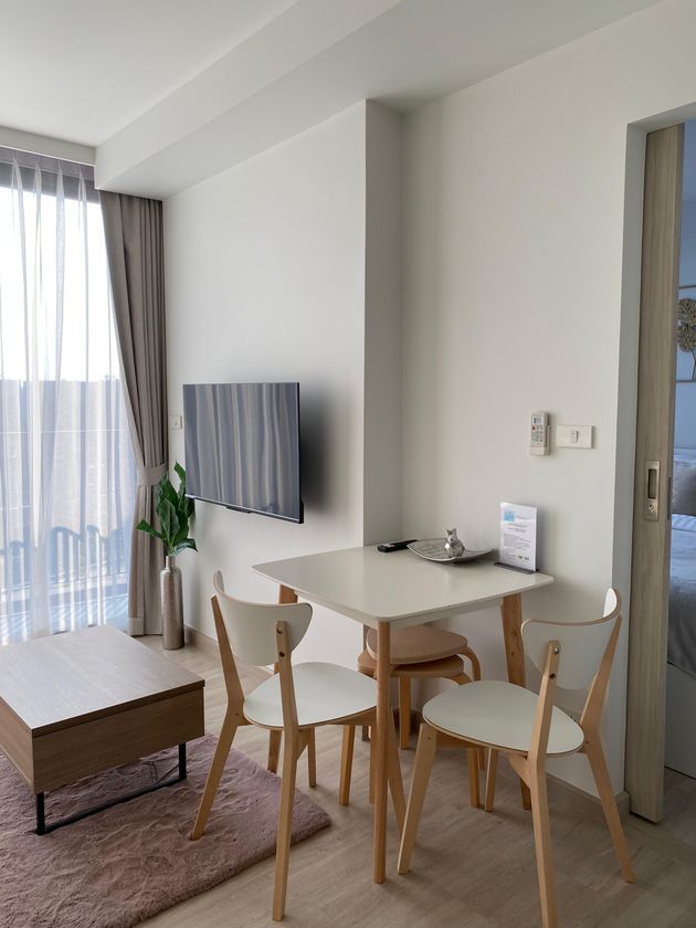 Living room with sofa bed