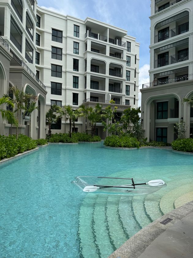 Pool in the complex area