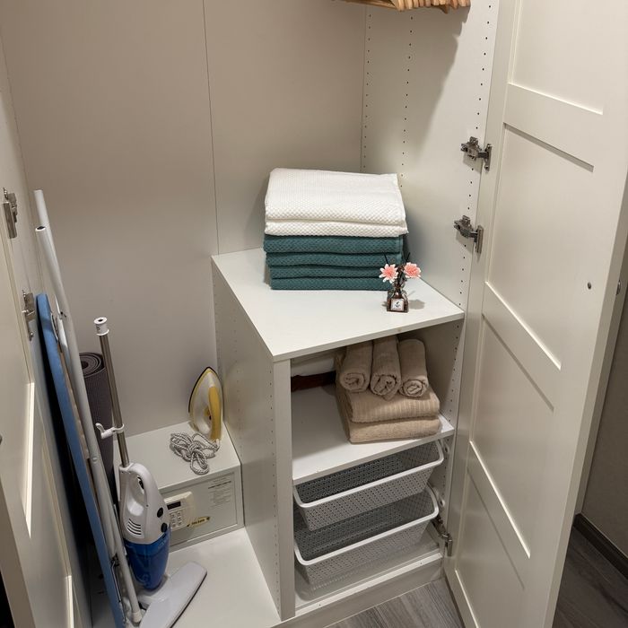 Bedroom 46 sqm, separate door, king-size bed + sofa bed, forest view