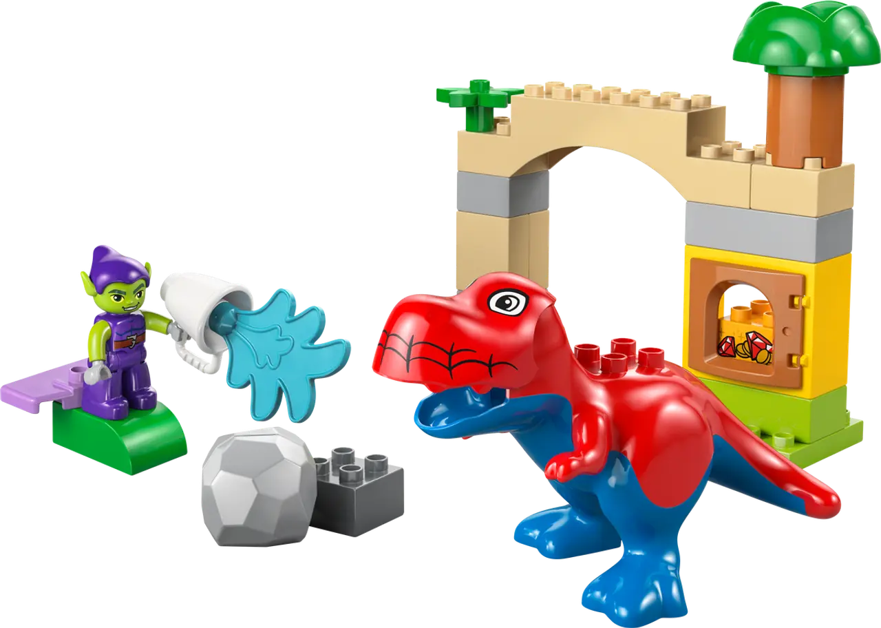 Dinosaur Spidey-Rex vs. Green Goblin
