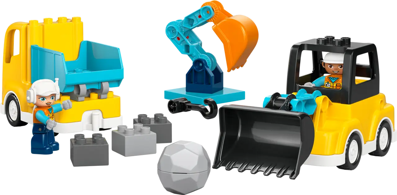 3 in 1 Construction Vehicles