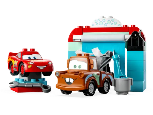 Lightning McQueen & Mater's Car Wash Fun