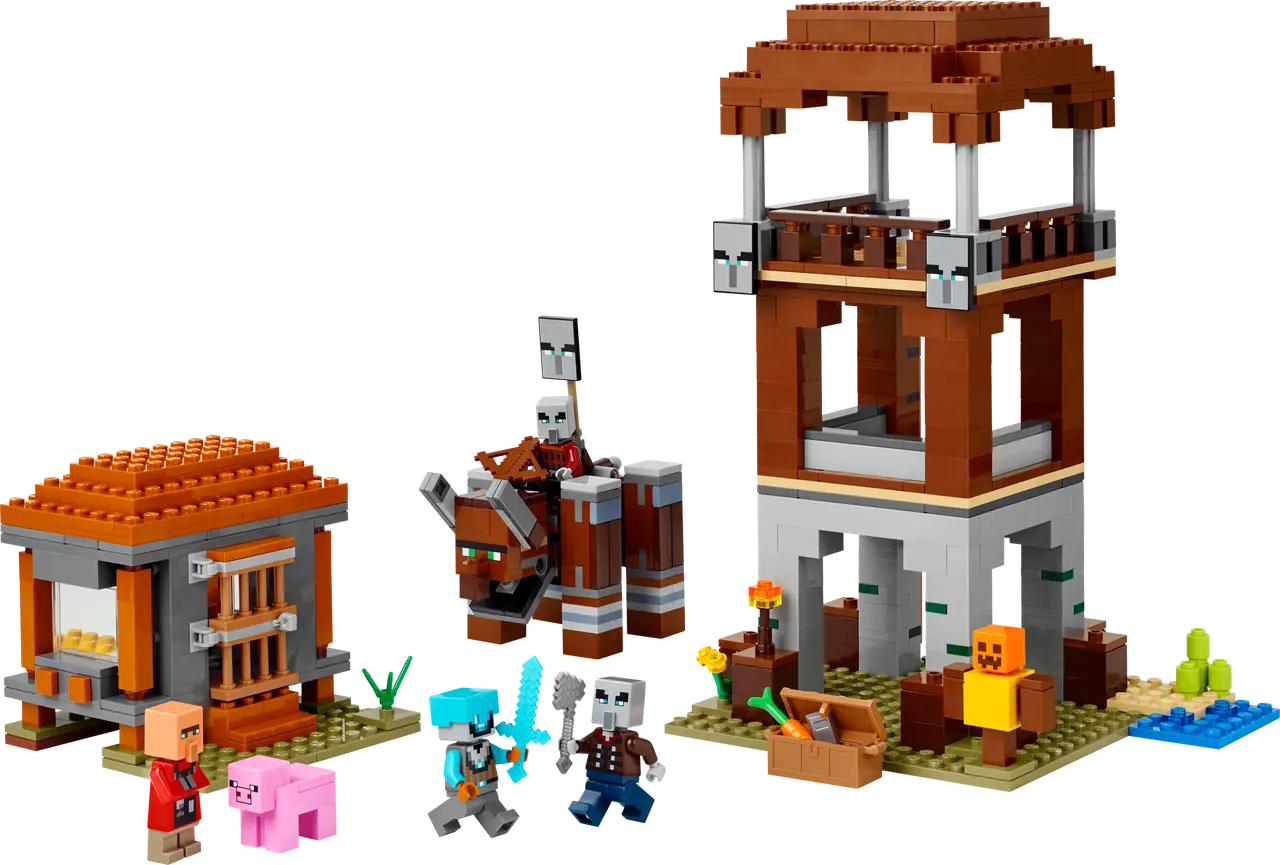 The Pillager Outpost and Ravager