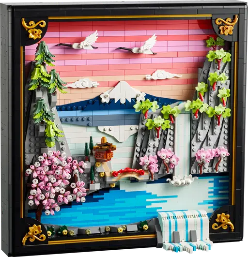 Japanese Cherry Blossom Landscape