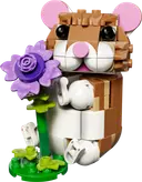 Cute Hamster with a Flower