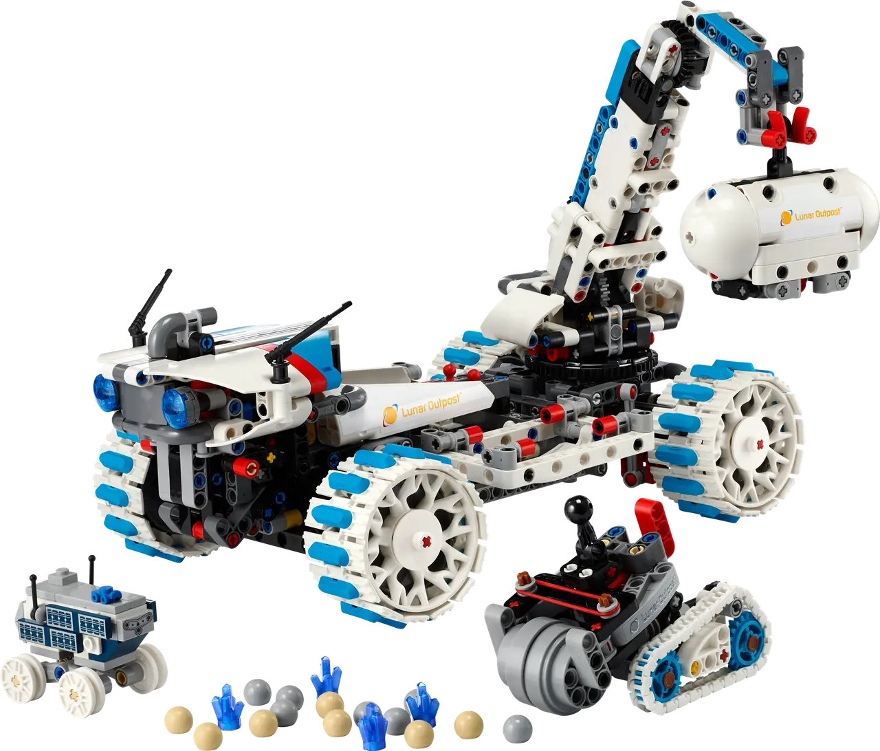 Lunar Outpost Moon Rover Space Vehicle