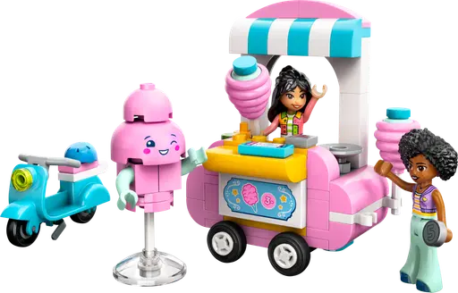 Cotton Candy Stand and Scooter