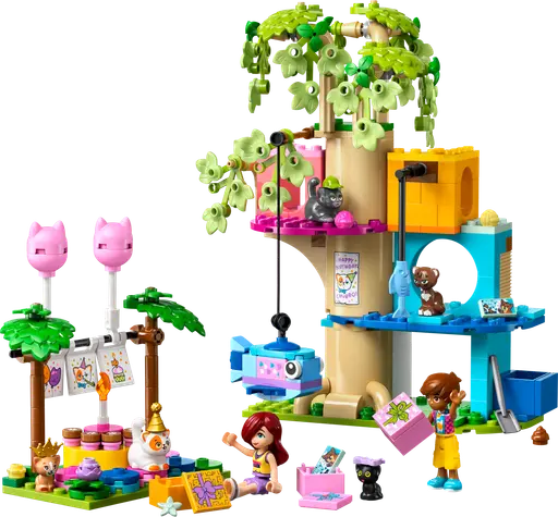 Cat Birthday Party & Tree House