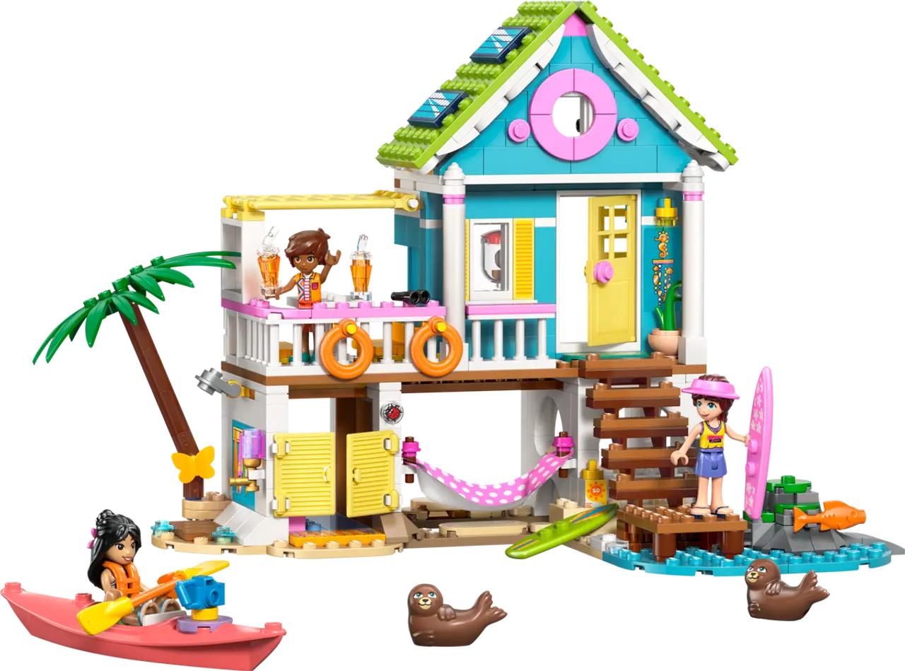 Beach House with Seals