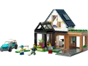 Family House and Electric Car