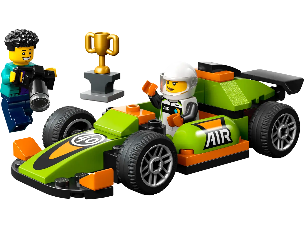 Green Race Car
