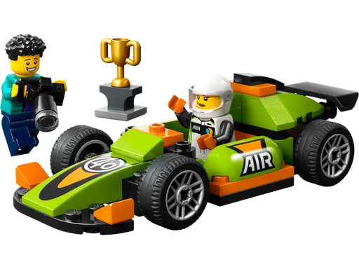 Green Race Car