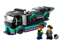 Race Car and Car Carrier Truck