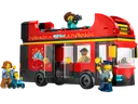 Red Double-Decker Sightseeing Bus