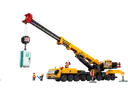 Yellow Mobile Construction Crane