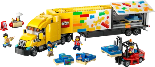 Yellow Delivery Truck