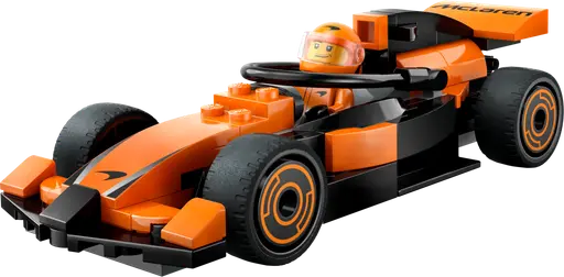 F1 Driver with McLaren Race Car