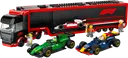F1 Truck with RB20 & AMR24 F1 Cars