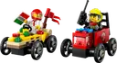 Pizza vs. Fire Truck Race Car Pack
