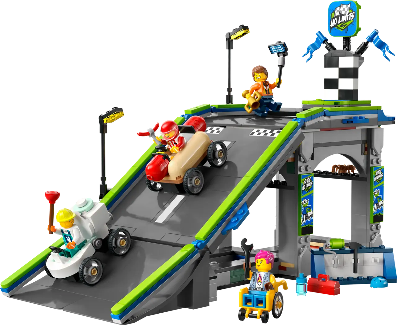 No Limits: Race Car Ramp Track