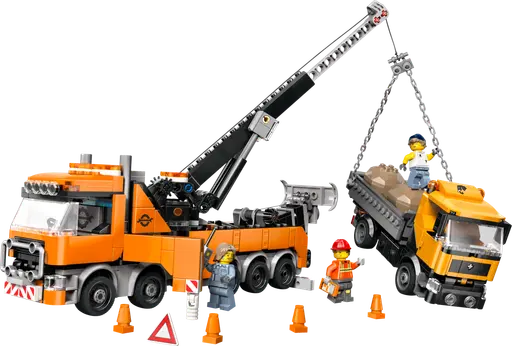 Heavy-Duty Recovery Tow Truck with Crane