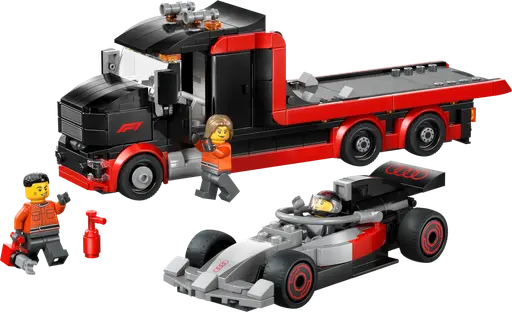 F1 Display Truck with Audi F1 Race Car