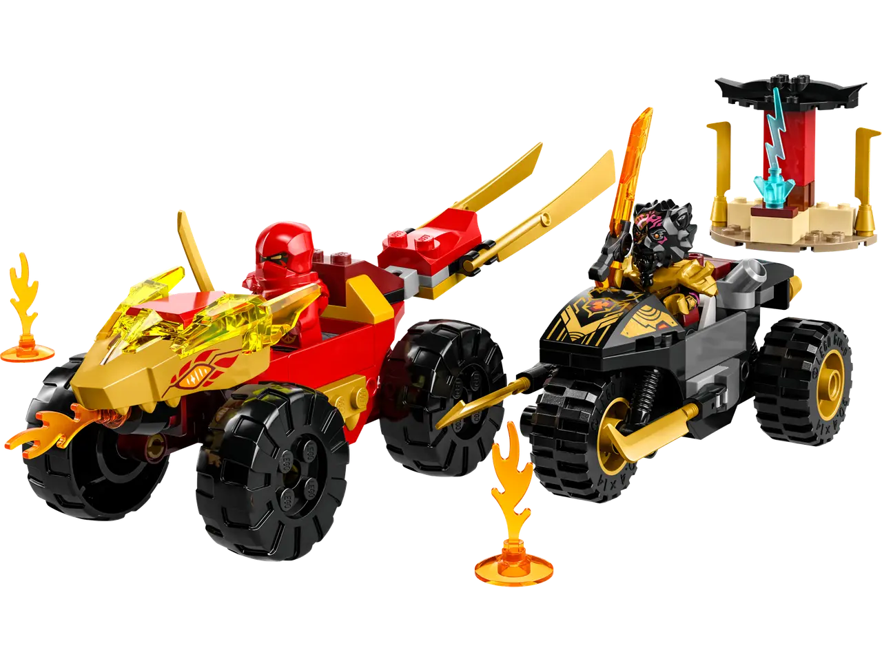 Kai and Ras's Car and Bike Battle