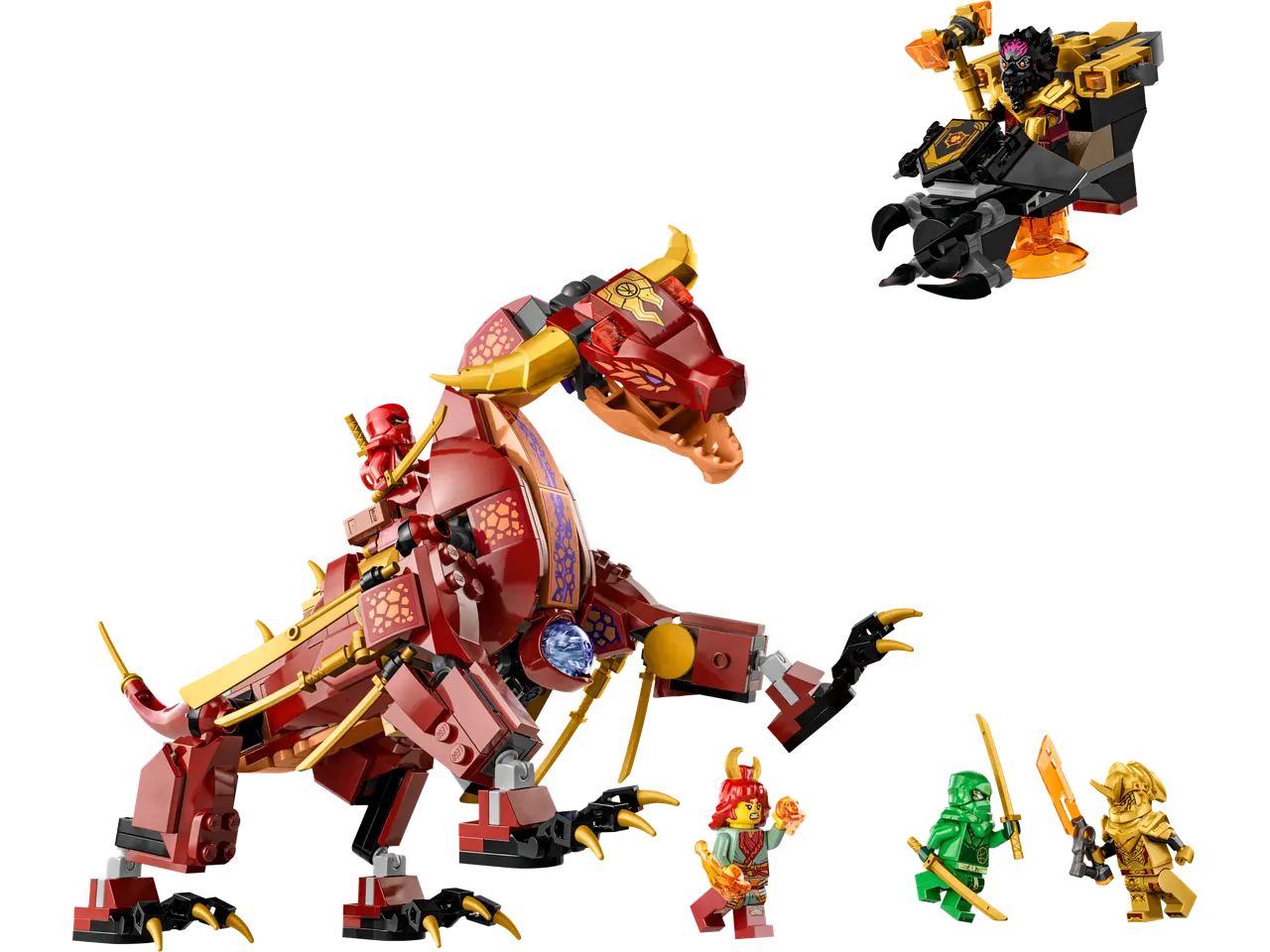 Heatwave Transforming Lava Dragon