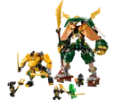 Lloyd and Arin's Ninja Team Mechs