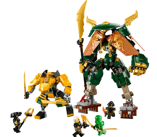 Lloyd and Arin's Ninja Team Mechs