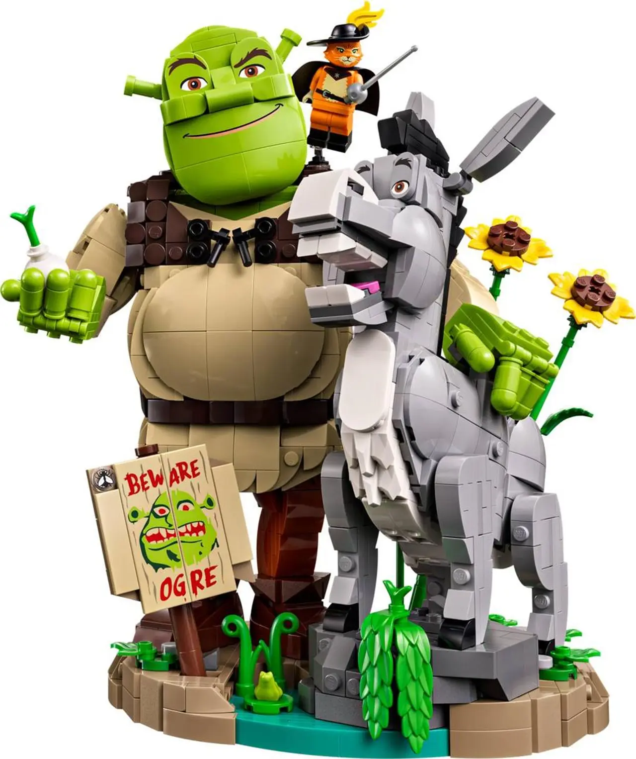 Shrek, Donkey & Puss in Boots