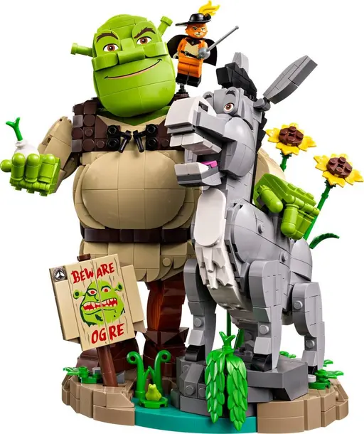 Shrek, Donkey & Puss in Boots