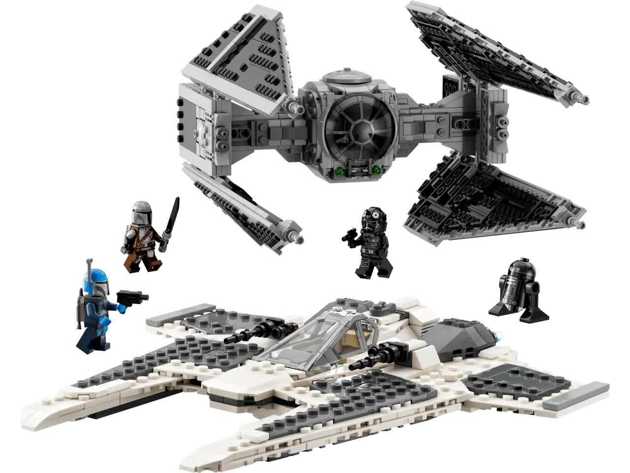 Mandalorian Fang Fighter vs. TIE Interceptor